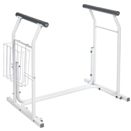 RIDDER Barra de apoyo para inodoro móvil blanco 150 kg A0110101 de , Asideros de seguridad - Ref: Foro24-421614, Precio: 97,4...