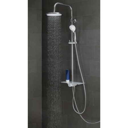 SCHÜTTE Set de ducha fija con bandeja AQUASTAR blanco-cromo de , Cabezales de ducha - Ref: Foro24-434593, Precio: 116,63 €, D...