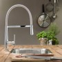 SCHÜTTE Grifo mezclador de fregadero muelle en espiral NEW YORK cromo de , Grifos - Ref: Foro24-435065, Precio: 137,07 €, Des...