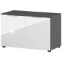 Germania Banco zapatero GW-Rimini 75x40x48 cm grafito y blanco de , Zapateros y organizadores de calzado - Ref: Foro24-438392...