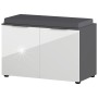 Germania Banco zapatero GW-Rimini 75x40x48 cm grafito y blanco de , Zapateros y organizadores de calzado - Ref: Foro24-438392...