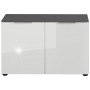 Germania Banco zapatero GW-Rimini 75x40x48 cm grafito y blanco de , Zapateros y organizadores de calzado - Ref: Foro24-438392...