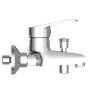 SCHÜTTE Grifo mezclador de bañera TESSA cromado de , Grifos - Ref: Foro24-438660, Precio: 53,32 €, Descuento: %