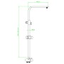 SCHÜTTE Barra de ducha fija METZ cromado de , Adaptadores y brazos de ducha - Ref: Foro24-438695, Precio: 100,67 €, Descuento: %