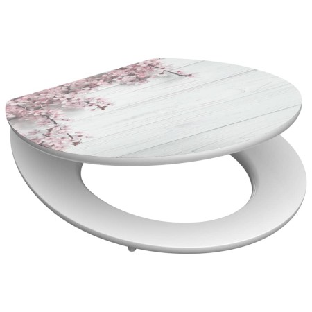 SCHÜTTE Asiento de inodoro con cierre suave FLOWERS & WOOD MDF brillo de , Asientos de inodoros y bidés - Ref: Foro24-438759,...