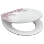 SCHÜTTE Asiento de inodoro con cierre suave FLOWERS & WOOD MDF brillo de , Asientos de inodoros y bidés - Ref: Foro24-438759,...