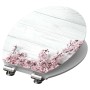 SCHÜTTE Asiento de inodoro con cierre suave FLOWERS & WOOD MDF brillo de , Asientos de inodoros y bidés - Ref: Foro24-438759,...