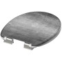 SCHÜTTE Asiento de inodoro con cierre suave INDUSTRIAL GREY de , Asientos de inodoros y bidés - Ref: Foro24-438767, Precio: 3...