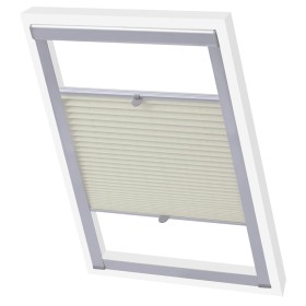 Persiana plisada crema P08/408 de , Persianas y estores - Ref: Foro24-131328, Precio: 27,00 €, Descuento: %