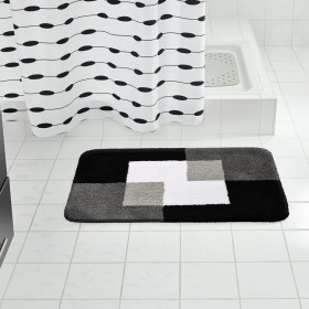 RIDDER Alfombrilla de baño Coins 60x90 cm gris 7103307 de , Alfombras y esterillas de baño - Ref: Foro24-421573, Precio: 45,5...
