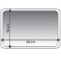 RIDDER Alfombrilla de baño Coins 60x90 cm gris 7103307 de , Alfombras y esterillas de baño - Ref: Foro24-421573, Precio: 45,5...