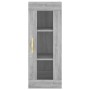Aparador alto madera contrachapada gris Sonoma 34,5x34x180 cm de , Aparadores - Ref: Foro24-3199287, Precio: 108,52 €, Descue...