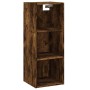 Aparador de madera contrachapada roble ahumado 34,5x34x180 cm de , Aparadores - Ref: Foro24-3189754, Precio: 91,78 €, Descuen...