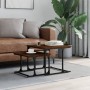 Mesa de centro apilable 2 pzas madera ingeniería roble marrón de , Mesas de centro - Ref: Foro24-833372, Precio: 33,06 €, Des...