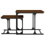 Mesa de centro apilable 2 pzas madera ingeniería roble marrón de , Mesas de centro - Ref: Foro24-833372, Precio: 33,06 €, Des...