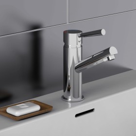 SCHÜTTE Grifo mezclador de lavabo STOCKHOLM cromado de , Grifos - Ref: Foro24-438674, Precio: 70,58 €, Descuento: %