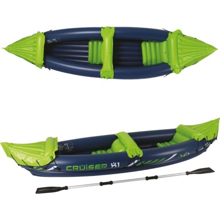 XQ Max Kayak Cruiser X1 azul y verde 325x81x53 cm de , Kayaks - Ref: Foro24-441944, Precio: 95,51 €, Descuento: %
