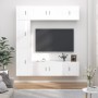 Set de muebles de TV 7 pzas madera contrachapada blanco brillo de , Muebles TV - Ref: Foro24-3188648, Precio: 371,59 €, Descu...