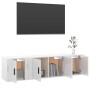 Set de muebles de TV 3 pzas madera contrachapada blanco brillo de , Muebles TV - Ref: Foro24-3188400, Precio: 106,53 €, Descu...