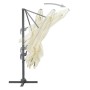 Sombrilla jardín voladiza con palo de aluminio arena 300x300 cm de , Sombrillas - Ref: Foro24-44632, Precio: 289,20 €, Descue...