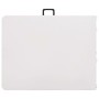 Mesa de jardín plegable con 2 bancos acero y HDPE blanco 180 cm de , Conjuntos de jardín - Ref: Foro24-48833, Precio: 178,60 ...