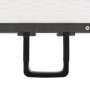 Mesa de jardín plegable con 2 bancos acero y HDPE blanco 180 cm de , Conjuntos de jardín - Ref: Foro24-48833, Precio: 178,60 ...