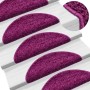 Alfombras de peldaños de escalera 15 uds violeta 56x17x3 cm de , Alfombrillas para escalones - Ref: Foro24-133897, Precio: 75...