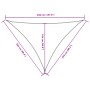 Toldo de vela triangular tela Oxford marrón 2,5x2,5x3,5 m de , Sombrillas - Ref: Foro24-135829, Precio: 24,16 €, Descuento: %