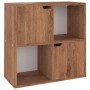Estantería de madera de ingeniería marrón roble 60x27,5x59,5cm de , Librerías y estanterías - Ref: Foro24-338172, Precio: 45,...