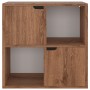 Estantería de madera de ingeniería marrón roble 60x27,5x59,5cm de , Librerías y estanterías - Ref: Foro24-338172, Precio: 45,...