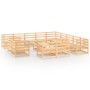 Juego de muebles de jardín 14 piezas madera maciza de pino de , Conjuntos de jardín - Ref: Foro24-3075969, Precio: 827,40 €, ...