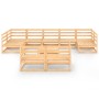Juego de muebles de jardín 10 piezas madera maciza de pino de , Conjuntos de jardín - Ref: Foro24-3076204, Precio: 644,29 €, ...