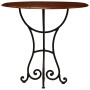 Mesa de comedor madera maciza de acacia acabado miel 80x76 cm de , Mesas de cocina y de comedor - Ref: Foro24-245641, Precio:...