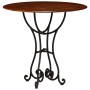 Mesa de comedor madera maciza de acacia acabado miel 80x76 cm de , Mesas de cocina y de comedor - Ref: Foro24-245641, Precio:...