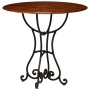 Mesa de comedor madera maciza de acacia acabado miel 80x76 cm de , Mesas de cocina y de comedor - Ref: Foro24-245641, Precio:...