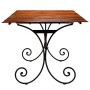 Mesa de comedor madera maciza acabado miel 200x100x76 cm de , Mesas de cocina y de comedor - Ref: Foro24-245643, Precio: 285,...