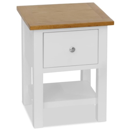 Mesita de noche de madera de roble maciza 36x30x47 cm de , Mesitas de noche - Ref: Foro24-247121, Precio: 96,28 €, Descuento: %