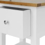 Mesita de noche de madera de roble maciza 36x30x47 cm de , Mesitas de noche - Ref: Foro24-247121, Precio: 96,28 €, Descuento: %