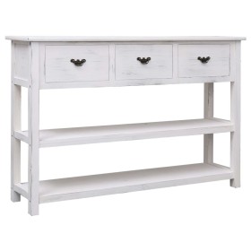 Aparador de madera blanco envejecido 115x30x76 cm de , Aparadores - Ref: Foro24-284172, Precio: 190,15 €, Descuento: %