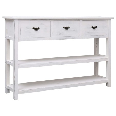 Aparador de madera blanco envejecido 115x30x76 cm de , Aparadores - Ref: Foro24-284172, Precio: 190,15 €, Descuento: %