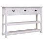 Aparador de madera blanco envejecido 115x30x76 cm de , Aparadores - Ref: Foro24-284172, Precio: 190,15 €, Descuento: %