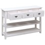 Aparador de madera blanco envejecido 115x30x76 cm de , Aparadores - Ref: Foro24-284172, Precio: 190,15 €, Descuento: %