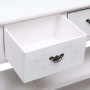 Aparador de madera blanco envejecido 115x30x76 cm de , Aparadores - Ref: Foro24-284172, Precio: 190,15 €, Descuento: %