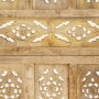 Biombo 4 paneles tallado a mano madera maciza mango 160x165 cm de , Divisores de ambientes - Ref: Foro24-285316, Precio: 300,...