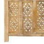 Biombo 4 paneles tallado a mano madera maciza mango 160x165 cm de , Divisores de ambientes - Ref: Foro24-285316, Precio: 300,...