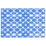 Alfombra de exterior ARAKIL azul y blanca 190x290 cm PP de , Protectores para exterior - Ref: Foro24-310447, Precio: 56,63 €,...