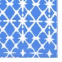 Alfombra de exterior ARAKIL azul y blanca 190x290 cm PP de , Protectores para exterior - Ref: Foro24-310447, Precio: 56,63 €,...