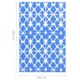 Alfombra de exterior ARAKIL azul y blanca 190x290 cm PP de , Protectores para exterior - Ref: Foro24-310447, Precio: 56,63 €,...
