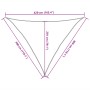 Toldo de vela naranja HDPE 160 g/m² 3x3x4,2 m de , Sombrillas - Ref: Foro24-311694, Precio: 22,60 €, Descuento: %