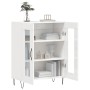 Aparador de madera contrachapada blanco brillante 69,5x34x90 cm de , Aparadores - Ref: Foro24-827782, Precio: 67,29 €, Descue...